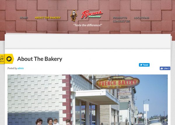 Pyrenees French Bakery website 2